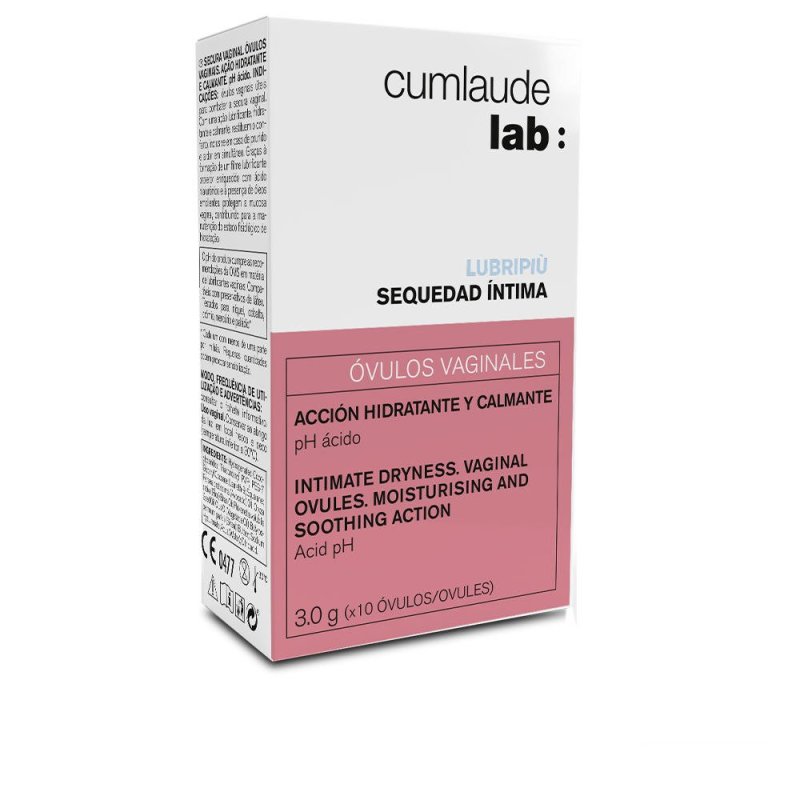 Lubripiu sequedad íntima óvulos vaginales 10 x 3 gr