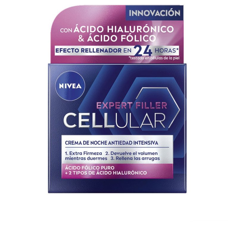 Cellular Filler hialurónico & fólico crema noche 50 ml