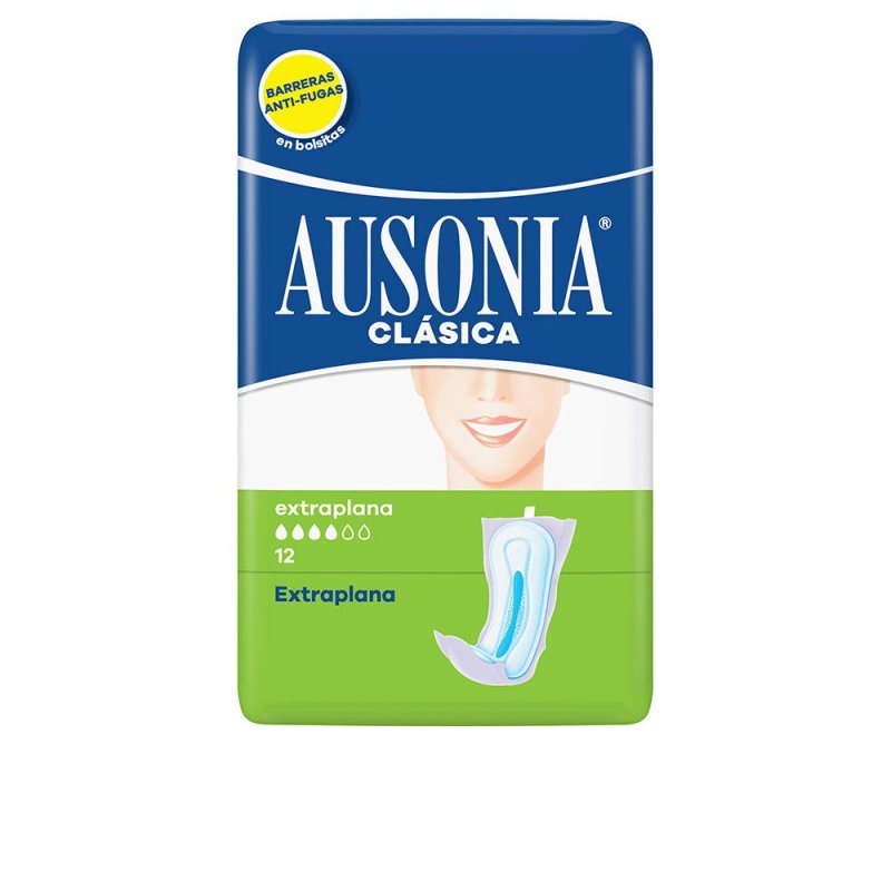 Ausonia compresas extra plana 12 u
