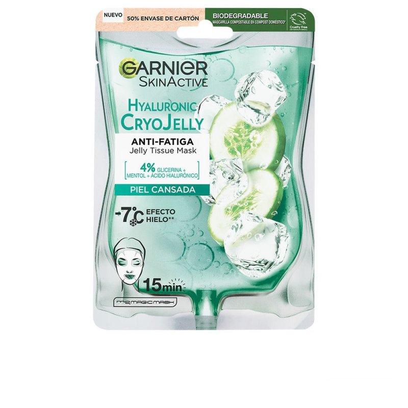 Skinactive mascarilla hyaluronic cryojelly antifatiga piel cansada efecto hielo 5 gr