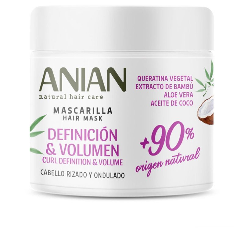 Definición & Volumen mascarilla queratina vegetal 350 ml