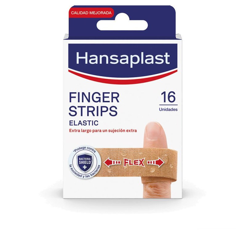 HP Elastic apósitos dedos tiras 19 x 120 mm 16 u