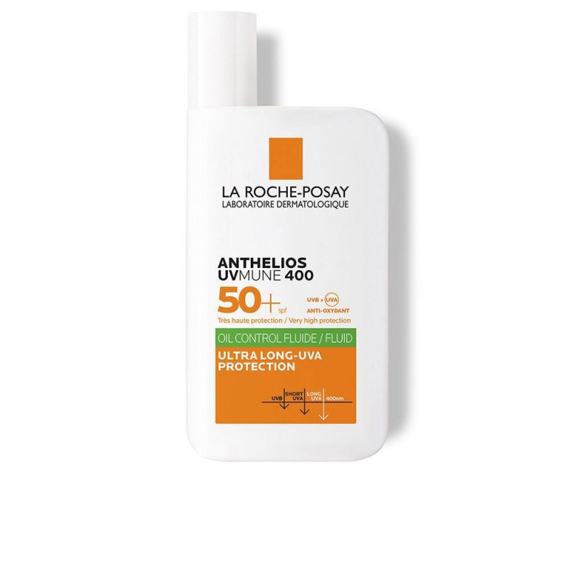 Anthelios Uv-Mune 400 Oil Control Fluido fotoprotector para pieles grasas y mixtas Spf50+ 50 ml