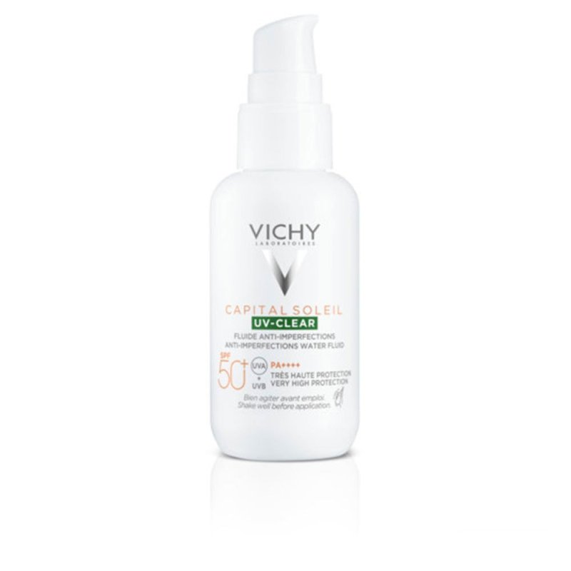 Capital Soleil Uv Clear fluido fotoprotector pieles grasas o con tendencia acneica Spf50+ 40 ml