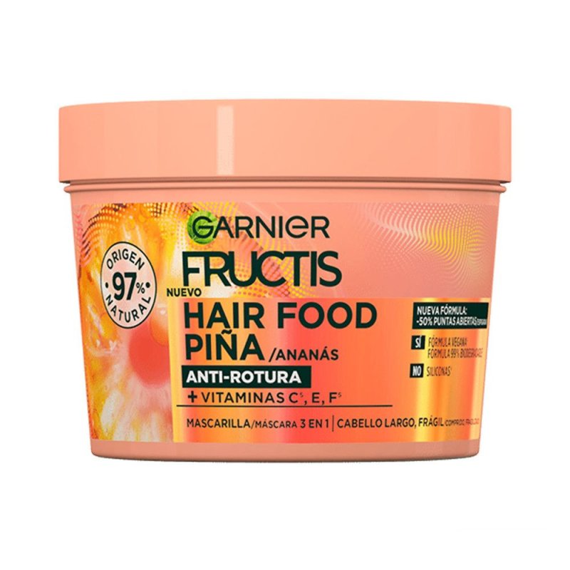 Fructis Hair Food Piña mascarilla anti-rotura 350 ml