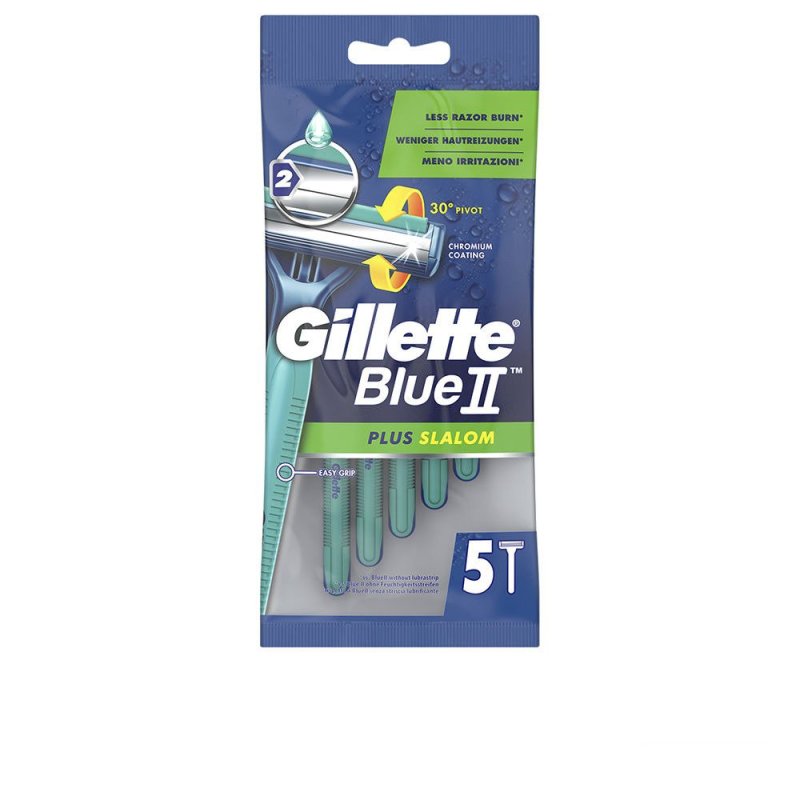 Gillette Blue Ii Plus Slalom cuchilla afeitar desechable 5 u