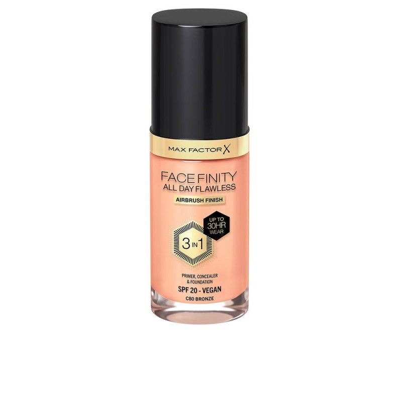 Facefinity 3in1 primer, concealer & foundation 80-bronze 30 ml