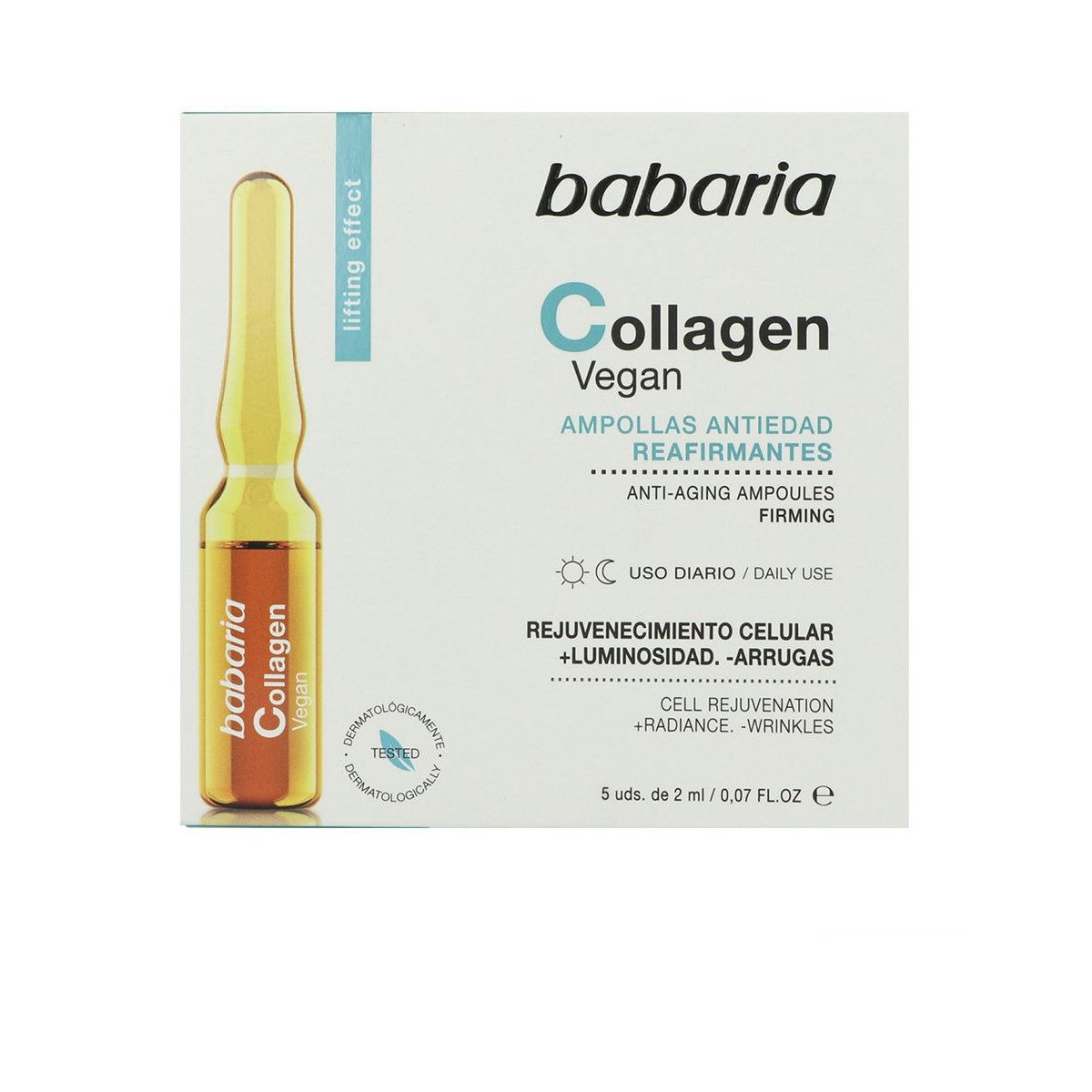 Colageno Vegano ampollas reafirmante intenso 5 x 2 ml
