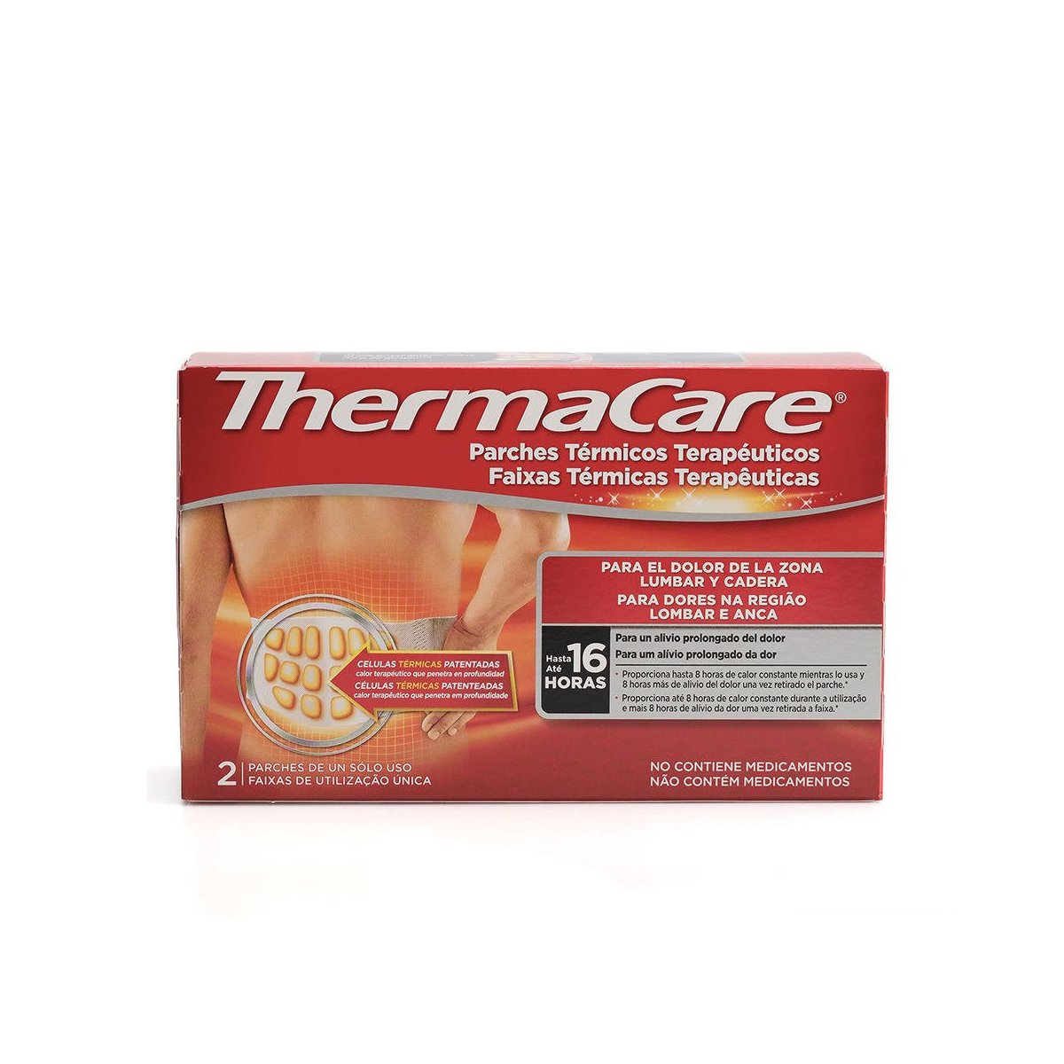 Thermacare lumbar cadera parches térmicos
