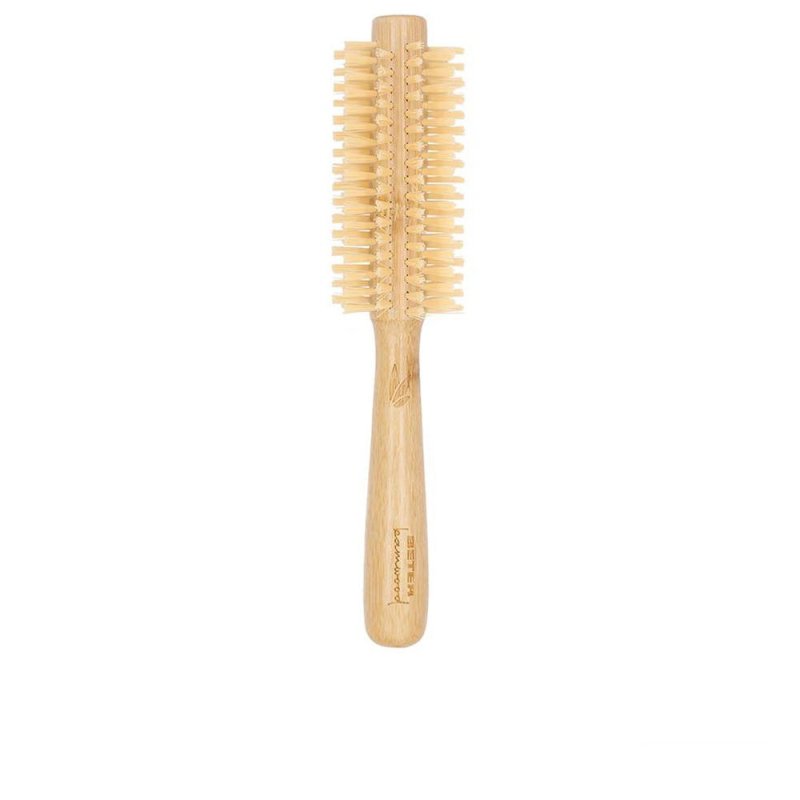 Bamwood cepillo redondo cerdas nylon 1 u