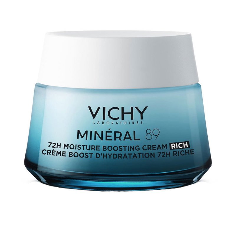 Minéral 89 crema hidratante 72H rica hidratante ligera para pieles sensibles 50 ml